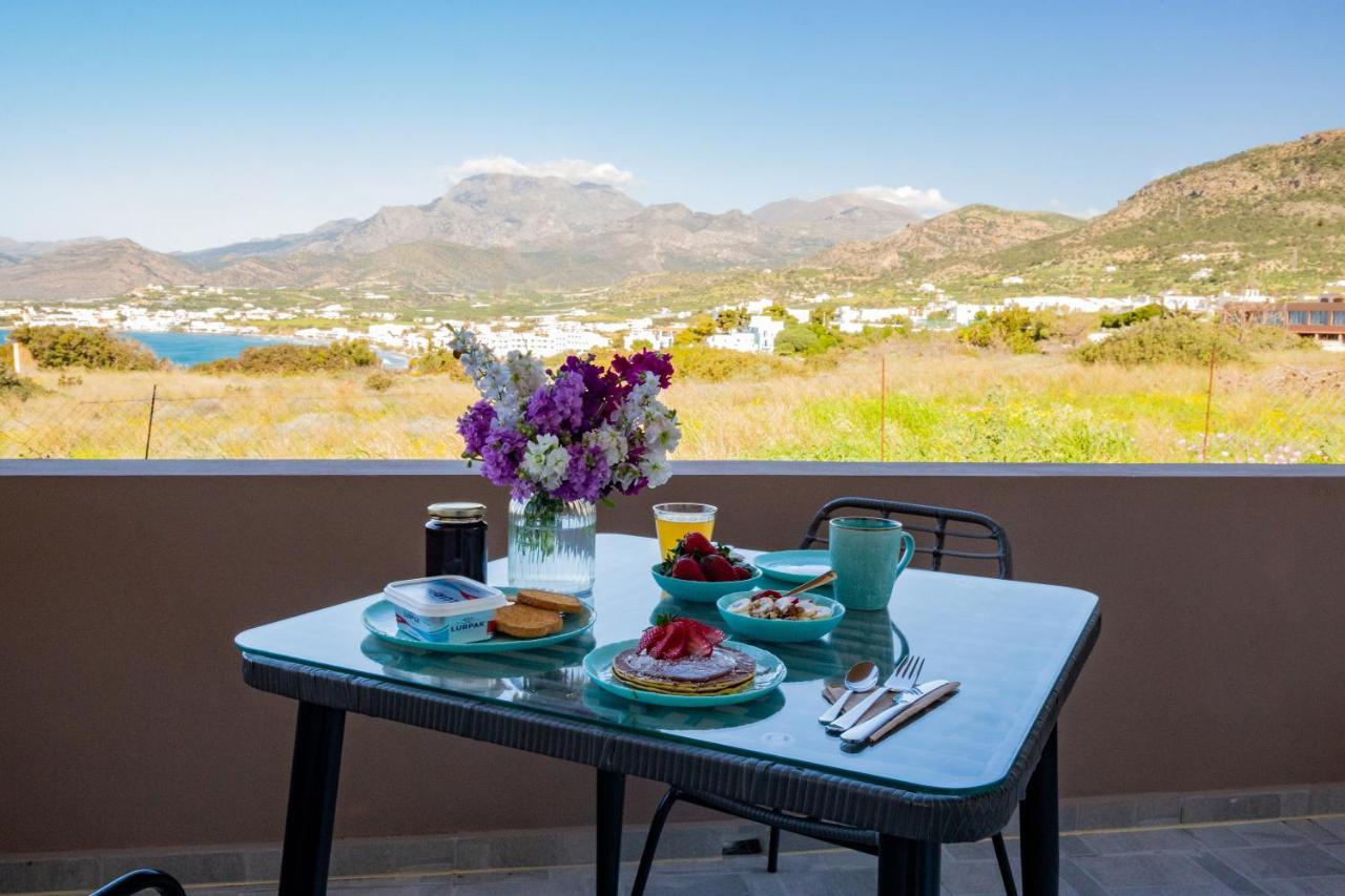 Studio Athena With Panoramic View Of Makrygialos Daire Pilalímata Dış mekan fotoğraf